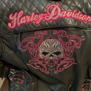 Harley Davidson three in one leather jacket